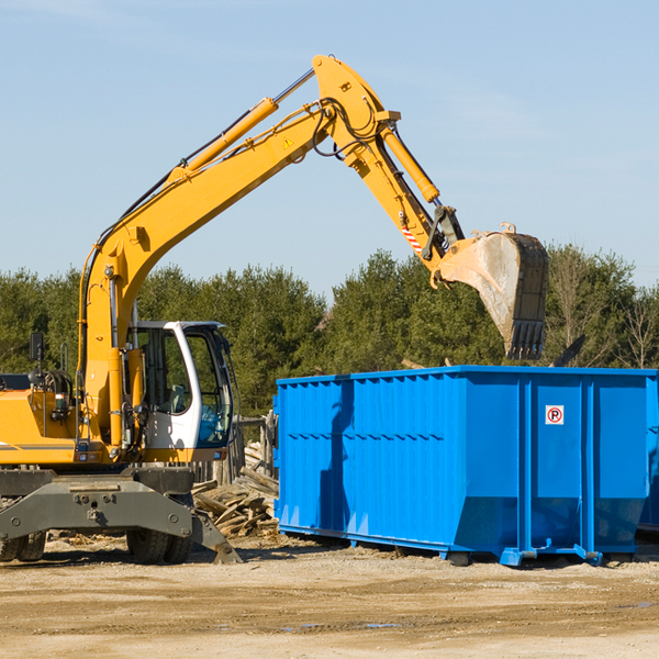 what happens if the residential dumpster is damaged or stolen during rental in Norvell MI